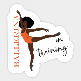 Ballerina in training Sticker